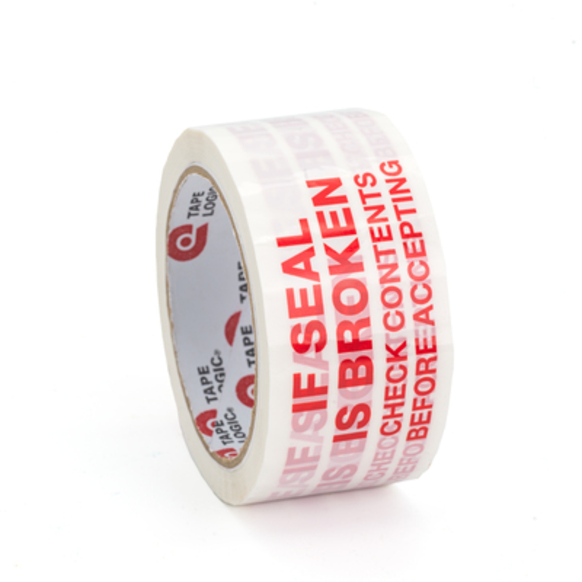 Stock Packaging 2in. x 55 yds. Tape — "Stop If Seal Is Broken" Text, Low-Noise, 36 Rolls/Case, Model# T901P01